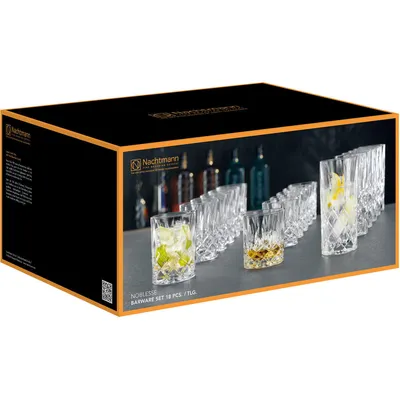 Immagine prodotto di Nachtmann Vorteilsset 2 x  18 Glas/Stck Becher 7506/18tlg Noblesse 101764 und Geschenk + Spende