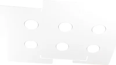 Obrázok produktu pre Moderné stropné svietidlo Echo Metal White 6 svetiel Gx53