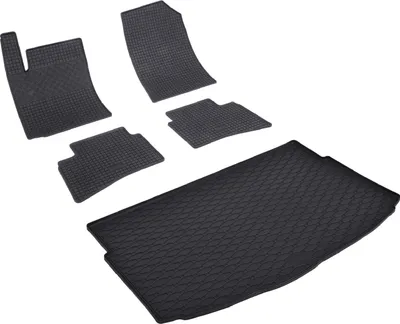 Produktbild von Z550287 Kofferraumwanne+Fußmatten passend für Kia Rio 4 YB Facelift Schrägheck Hatchback 5türer 2020-