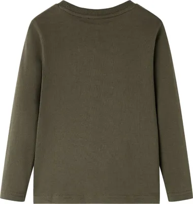 Produktbild von vidaXL Kinder-Langarmshirt Khaki 92
