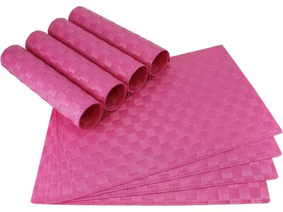 Produktbild von Tischset MODERN pink 8er Tischunterlage als Tischdeko