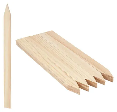 Zdjęcie produktu dla Solidchoice - 20 drewnianych palików ogrodowych o długości 30 cm, idealnych do ogrodu i budownictwa