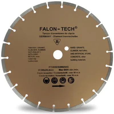 Produktbild von Falon-Tech Diamanttrennscheibe 300mm Pflastersteine Ziegel