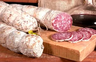 Produktbild von Salami aus reinem Schweinefleisch ca. 550 gr. - Bazza