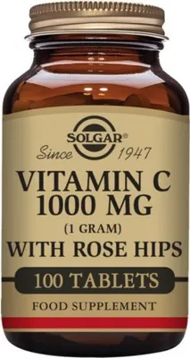 Produktbild von Solgar Nahrungsergänzungsmittel Vitamin C 1000 MG With Rose Hips, BI5951