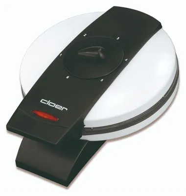 Produktbild von Cloer Waffle Iron 1621, 5 Waffel(n), Herz (Form), Schwarz, Grau, Weiß, 0,89 m, 930 W, 230 V