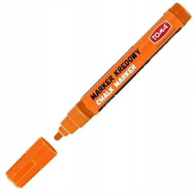 Produktbild von TOMA Kreidemarker TO-292 für Glas & Tafel, Orange, 4,5mm Spitze