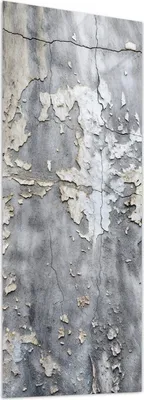 Produktbild von Glasbild 50x125cm in XXL für Wohnzimmer, Schlafzimmer Motiv Abblätternde Wand