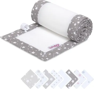 Produktbild von Nestchen aus 3D Mesh-Piqué für Boxspring XXL, taupe mit weißen Sternen