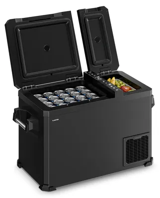 Zdjęcie produktu dla Klarstein Lodówka przenośna, Arctiq Duo 43 l, chłodzenie dwustrefowe od -18 do 20°C, kompresor, 12 V/230 V, wyświetlacz cyfrowy, kemping i podróże