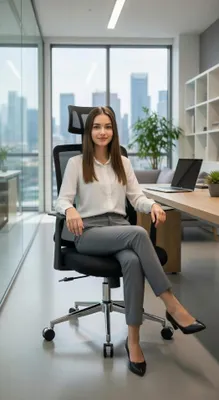 Immagine prodotto di Sedia da ufficio regolabile per garantire comfort e sostegno ergonomico