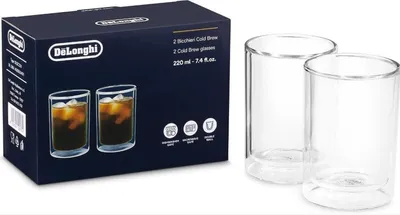 Immagine prodotto di Bicchieri da caffè a infusione fredda De'Longhi DLSC 324 Accessori per caffè/tè in vetro