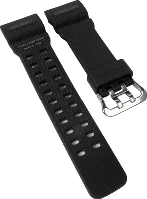 Produktbild von Casio Ersatzband | Uhrenarmband Resin schwarz für G-Shock GG-1000RG