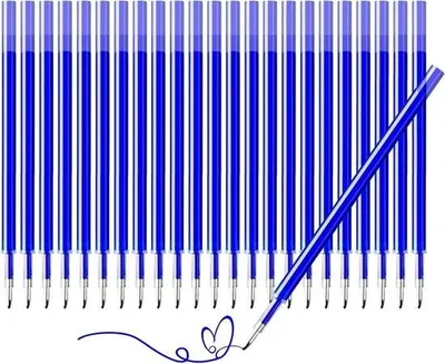 Immagine prodotto di 24 pezzi ricariche blu compatibili con il roller Legami 07mm - ricarica per penna gel
