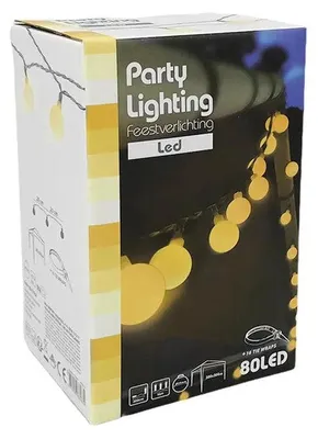 Zdjęcie produktu dla Oświetlenie ogrodowe LED na prąd 300 cm 80 lampek AX8779250