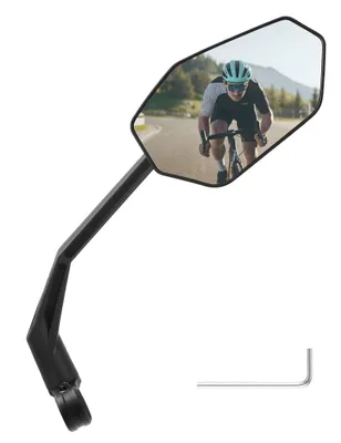 Produktbild von ROCKBROS Fahrradspiegel 360° Einstellbar Lenker Fahrrad Rückspiegel Konvexer Rückspiegel für Fahrrad E-Bike MTB Recht