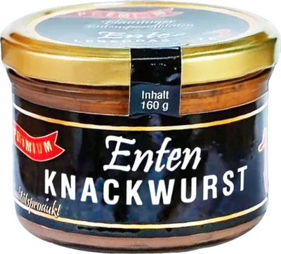 Produktbild von Enten-Knackwurst im Glas