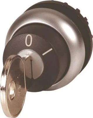 Obrázek produktu pro Eaton M22-WRS-MS3, Klíčový spínač, Plast, Černá, Stříbrná, IP66, 29,7 mm, 39,6 mm