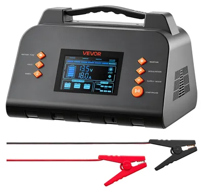 Produktbild von VEVOR Smart-Batterieladegerät 30 A 6/12/24 V für LiFePO4 Bleiakku Ladegerät für Pkw, Wohnmobile, Lkw und Boote, mit 7-Stufen-Laden, Pulsdesulfatierung, LCD-Anzeige & Überspannungs- und Verpolungsschutz