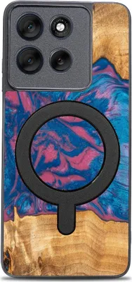 Produktbild von Holzhülle für Motorola Moto G56 5G, Bewood Unique Neons Vegas für MagSafe