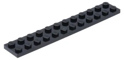 Imagen del producto de 5 placas LEGO de 2 x 12 (2445) - Color