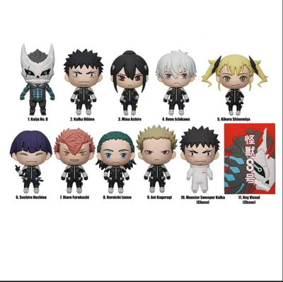 Produktbild von Kaiju No. 8 3D PVC-Taschenanhänger Series 1 Display (24)