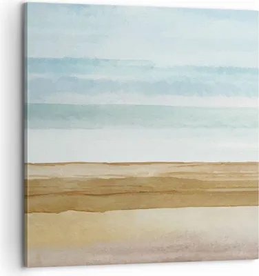 Produktbild von Bild auf Leinwand - Leinwandbild - Einteilig - Abstraktion Gürtel Gold - 60x60cm - Wand Bild - Wanddeko - Wandbilder - Leinwanddruck - Bilder - Wanddekoration - Leinwand bilder - AC60x60-4263