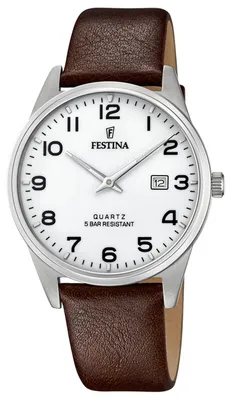 Zdjęcie produktu dla Zegarek męski FESTINA 20512/1 brązowy klasyczny dla seniorów