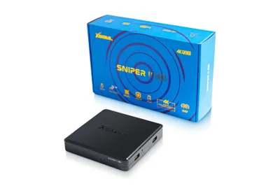 Produktbild von Xsarius Sniper 2 4K UHD HEVC OTT Linux WiFi IPTV PremiumTV Box