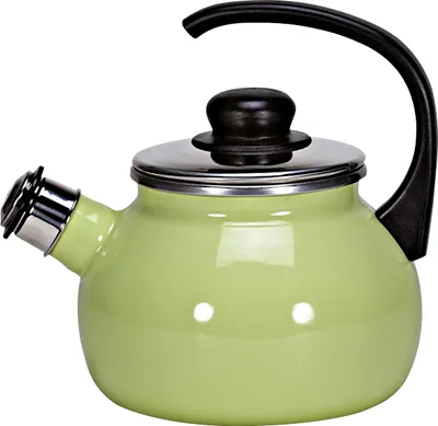 Produktbild von Karl Krüger Flötenkessel 2 Liter Serie JUIST aus Stahlemaille / Pfeifkessel / Wasserkessel