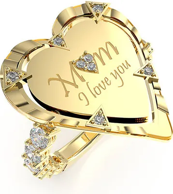 Produktbild von Fingerringen Guess Gold 12  Kollektion All Of Us - frau