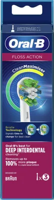 Produktbild von Oral-B Floss Action 3er Aufsteckbürsten