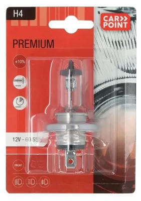 Produktbild von Carpoint Premium Autolampe H4 12V 60/55W