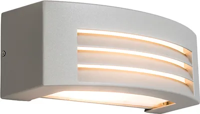 Produktbild von Moderne Wandleuchte HellGrau IP44 Hurricane 1