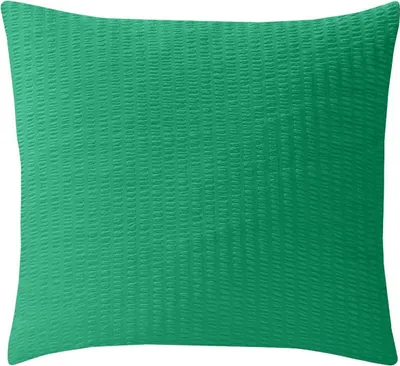 Produktbild von Traumschlaf Uni Seersucker Bettwäsche Kissenbezug einzeln 80x80 cm apfelgrün
