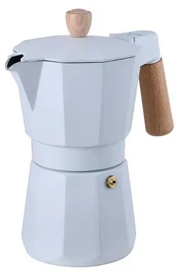Obrázek produktu pro Italský kávovar Bergner NATURALLY BG dřevo hliník