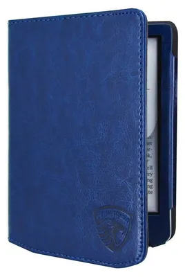 Produktbild von Dutch Shield - Luxe Case Hülle für das Pocketbook Verse Pro Ebook - Klapphülle Ereader Schutzhülle Cover Blau