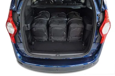 Produktbild von Dacia Lodgy 2012-2022 Kofferraumtaschen Set 5 Stk