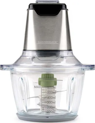 Image de Gastroback 40961 0.6l 400W Acier inoxydable Broyeur de repas électrique (40961)