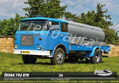 Zdjęcie produktu dla Pocztówka TRUCK nr 36 - ŠKODA 706 RTH