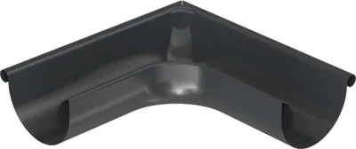 Produktbild von BRYZA Außen-Rinnenwinkel verzinkt Ø 125 mm, Anthrazit RAL 7021