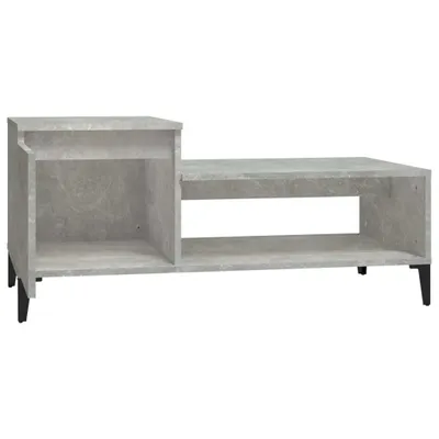 Obrázek produktu pro vidaXL Konferenční stolek Concrete Grey 100x50x45 cm Dřevěný materiál