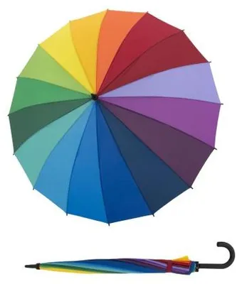 Obrázek produktu pro Derby Golf automatic Rainbow - partnerský holový deštník