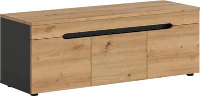 Produktbild von xonox.home Sitzbank Canu Basalt grau/ Artisan Nachbildung B/H/T: 120x43x37 cm