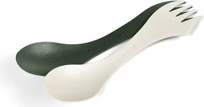 Produktbild von Besteck LIGHT MY FIRE SPORK ORIGINAL 2er-Pack Uni, salbeigrün/cremefarben