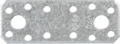 Produktbild von GAH-Alberts Flachverbinder, Stahl, Stahl, Sendzimir verzinkte Beschichtung, 5 mm, 50 Stück(e), 3,5 cm