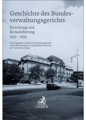 Produktbild von Geschichte des Bundesverwaltungsgerichts