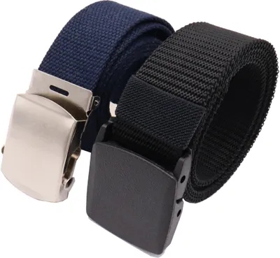 Produktbild von 2 Stück Taktischer Gürtel, Uni Gürtel Nylon Canvas Belt, Taktisch Gürtel Schwerlast Militär Nylon Web Gurt Riggers Belt
