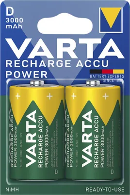 Zdjęcie produktu dla Varta Akku RECHARGE Power    D   HR20 3000mAh           2St.