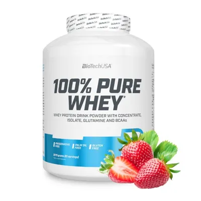 Zdjęcie produktu dla Biotech Usa 100% Pure Whey 2270G O Smaku Truskawkowym